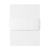 アイボリー素朴ブルゴーニュオレンジフローラ結婚金ゴールド 招待状ベリーバンド (裏面例)