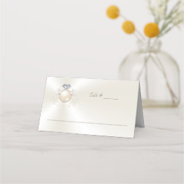 アイボリー結婚の表番号と座席表コンボ プレイスカード