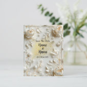 アイボリー結婚式招待状 (スタンド正面)