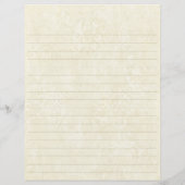 アイボリー結婚筆記用紙 (裏面)