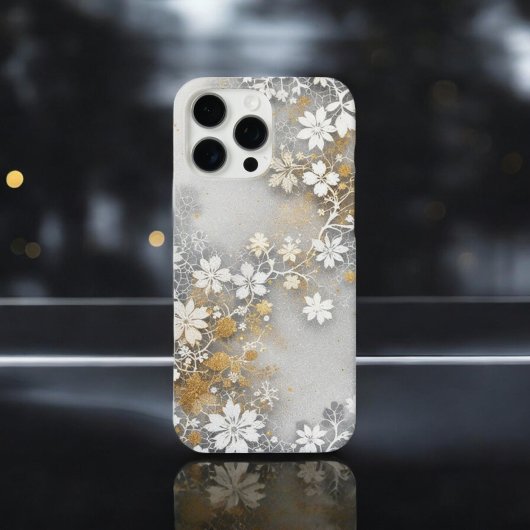 アイボリー花 Case-Mate iPhoneケース