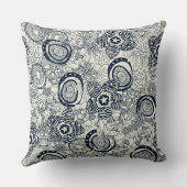 アイボリー藍 クッション (裏面)