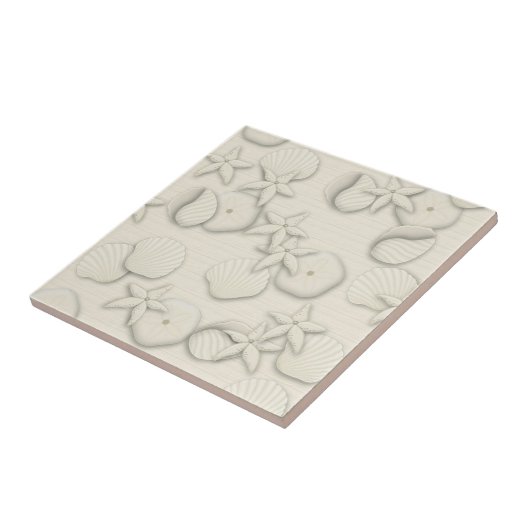 アイボリー貝 タイル (側面)