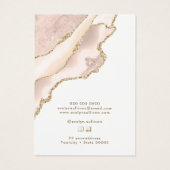 アイボリー赤面ゲートジュエリー表示カード (裏面)