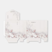 アイボリー赤面ピンクのフローラ優先ボックス フェイバーボックス (折り畳みなし)