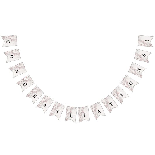 アイボリー赤面ピンクフローラバンティング国旗 バンティングフラッグ (全)