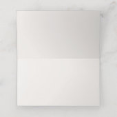 アイボリー赤面ピンクフローラ座席表 プレイスカード (内部開封)