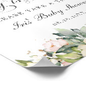 アイボリー赤面フローラベビーはSweet Take A Treat ポスター (角)