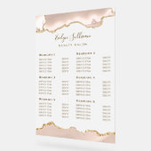 アイボリー赤面価格表 アクリルサイン (傾斜)