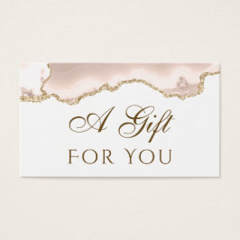 アイボリー赤面瑪瑙ギフトカード