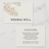 アイボリー赤面金ゴールドフローラ良好 エンクロージャーカード (正面/裏面)