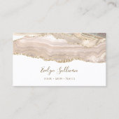 アイボリー金ゴールドエージェントの名刺 名刺 (正面)