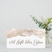 アイボリー金ゴールドギフト券 (スタンド正面)