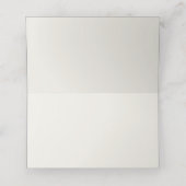 アイボリー金ゴールドフローラ プレイスカード (内部開封)