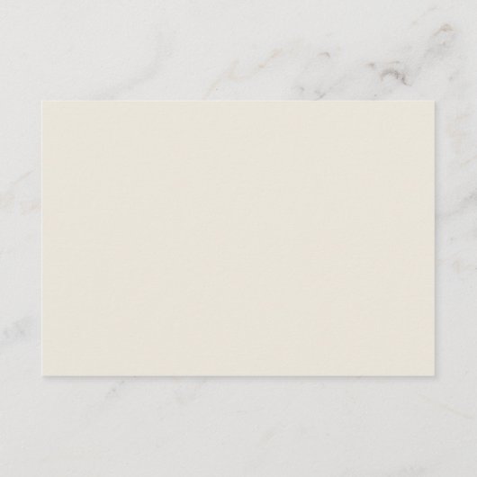 アイボリー金ゴールド結婚ズホテル情報カード エンクロージャーカード (裏面)