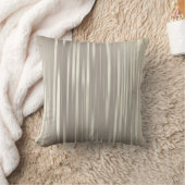 アイボリー金属ストライプ粒子 クッション (ブランケット)