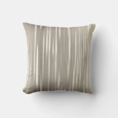 アイボリー金属ストライプ粒子 クッション (正面)