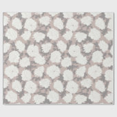 アイボリー開花、トロピカルロマンスギフトラップ転が ラッピングペーパー (フラット)