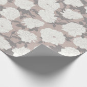 アイボリー開花、トロピカルロマンスギフトラップ転が ラッピングペーパー (角)