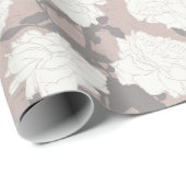 アイボリー開花、トロピカルロマンスギフトラップ転が ラッピングペーパー (ロールコーナー)