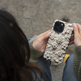 アイボリー開花 iPhone 16 PROケース