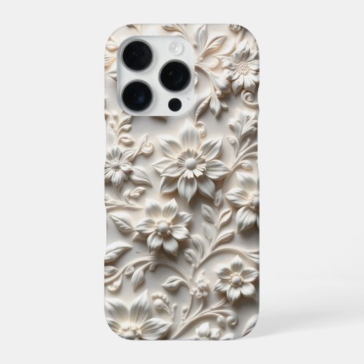 アイボリー開花 iPhoneケース (裏面)
