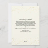 アイボリー非常にメリークリスマスツリー写真コラージュ シーズンカード (裏面)