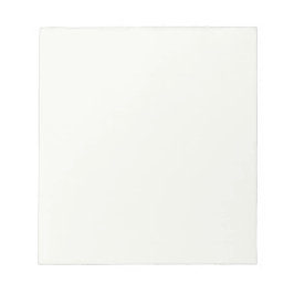 アイボリー5.5 x 6メモ帳(クリーンモダンルック) ノートパッド