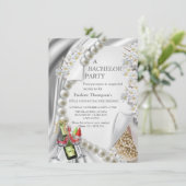 アイボリー、グリーン、ブルー、ゴールドのシルクと独身パーティー (スタンド正面)