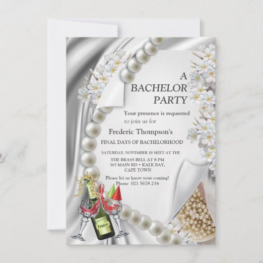 アイボリー、グリーン、ブルー、ゴールドのシルクと独身パーティー (正面)