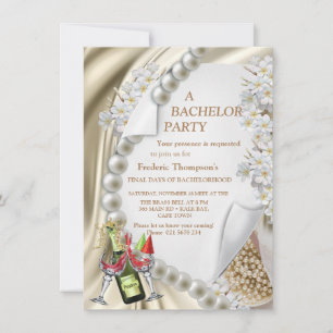 アイボリー、グリーン、ブルー、ゴールドのシルク &  バチェラーパーティー