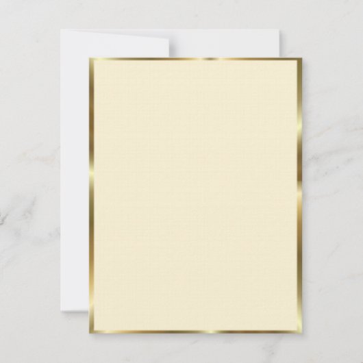 アイボリー＆ゴールドトリム (正面)