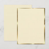 アイボリー＆ゴールドトリム (正面/裏面)