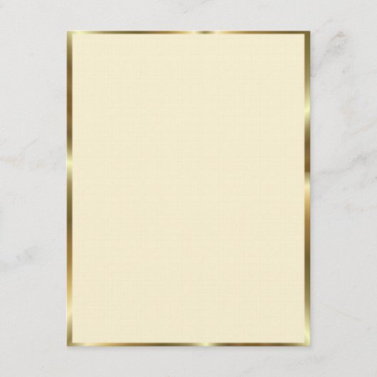 アイボリー & ゴールド トリム (正面)