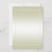 アイボリー・ジェム＆グリッター 1周年結婚記念日 招待状 (裏面)