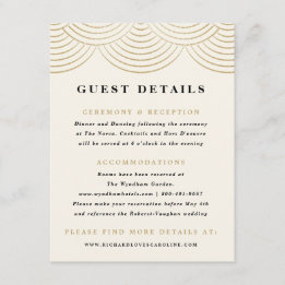 アイボリー ストリング ライト ゲスト 詳細 封入カード エンクロージャーカード