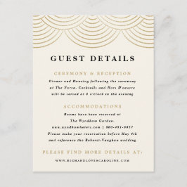 アイボリー ストリング ライト ゲスト 詳細 封入カード エンクロージャーカード