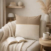 アイボリー タウペ ディバイド サラシ枕 クッション