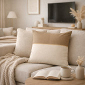 アイボリー タウペ ディバイド サラシ枕 クッション