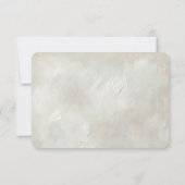 アイボリー テクスチャー 結婚式 出席返信カード 出欠カード (裏面)