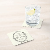 アイボリー ベンチ 花環 コースター (インサイチュ)