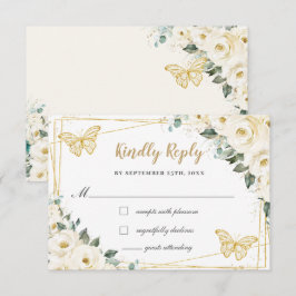 アイボリー ホワイト フラワーズ ゴールド キンセアニエラ プリンセス 返信