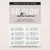 アイボリーBBグローフェイシャル気にアフター命令カード (正面&裏面)