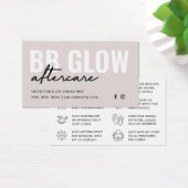 アイボリーBBグロー顔気に指示カード (デスク)