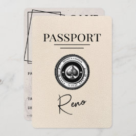 アイボリーReno Passport日付の保存 セーブザデート