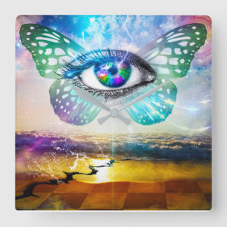 アイマインドスクエアウォールクロック スクエア壁時計