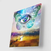 アイマインドスクエアウォールクロック スクエア壁時計 (傾斜)