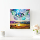 アイマインドスクエアウォールクロック スクエア壁時計 (ホーム)