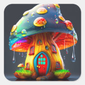 アイマッシュルームハウス スクエアシール (正面)