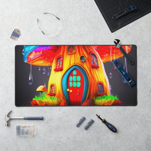 アイマッシュルームハウス デスクマット (ワークステーション)